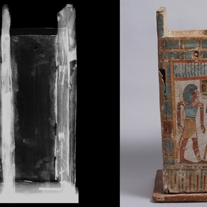 X-Ray of an Egyptian Shabti Box